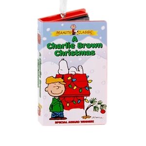 Hallmark Charlie Brown Christmas VHS Ornament